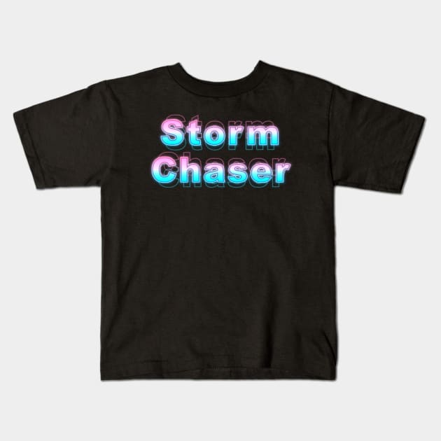 Storm Chaser Kids T-Shirt by Sanzida Design